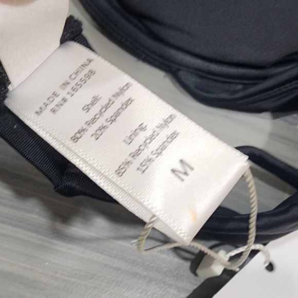 Andie Swim The‎ Bermuda Bikini Top Size Medium Black Style AT239 - Picture 4 of 6